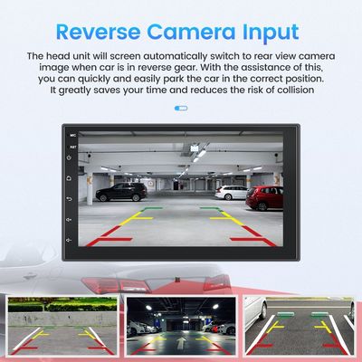 Universal Platzierung 7 Zoll Touchscreen Auto DVD-Player mit BT Wifi und GPS-Navigation