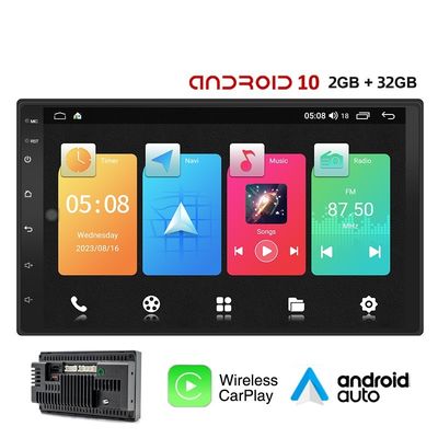 High Resolution 9&quot; Android 10 Auto Audio Radio Stereo mit GPS WIFI IPS Autobildschirm
