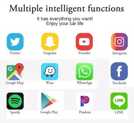 High Resolution 9&quot; Android 10 Auto Audio Radio Stereo mit GPS WIFI IPS Autobildschirm