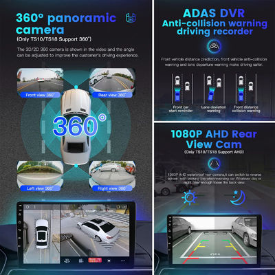 8 * CortexTM A55 1.6GHZ CPU 10.1inch 2 Din Car Radio für Universal Car Fitment und 4 64G Speicher Android Autoradio