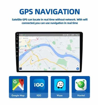 2DIN DSP Funktion 7 9 10 Zoll Touchscreen Android-Auto-Radio GPS-Navigation Multimedia