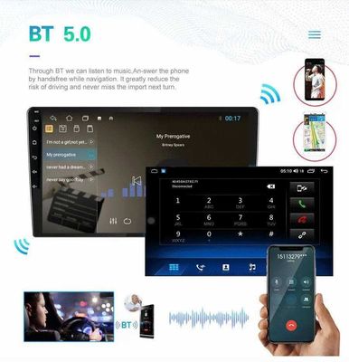 2DIN DSP Funktion 7 9 10 Zoll Touchscreen Android-Auto-Radio GPS-Navigation Multimedia