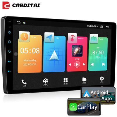 High-Resolution 1024*600 9/10 Zoll Android-Stereo-Multimedia-Player für Autos mit AUX-Anschluss