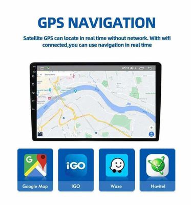 High-Resolution 1024*600 9/10 Zoll Android-Stereo-Multimedia-Player für Autos mit AUX-Anschluss
