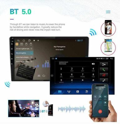 High-Resolution 1024*600 9/10 Zoll Android-Stereo-Multimedia-Player für Autos mit AUX-Anschluss