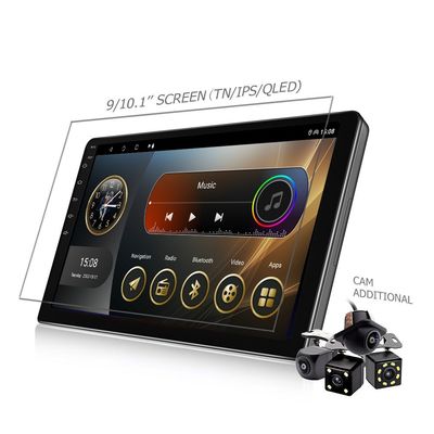 Universal-Fit-Car-Radio mit Wifi-App-Steuerung Lenkrad Resistiver Touchscreen