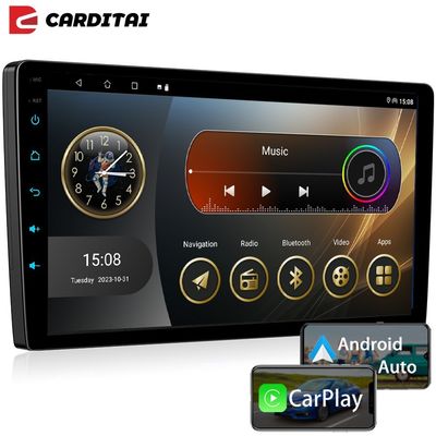 9 Zoll Autobildschirm GPS-Navigation Android-Audio-Radiosystem DVD-Video Multimedia-Wiedergabe