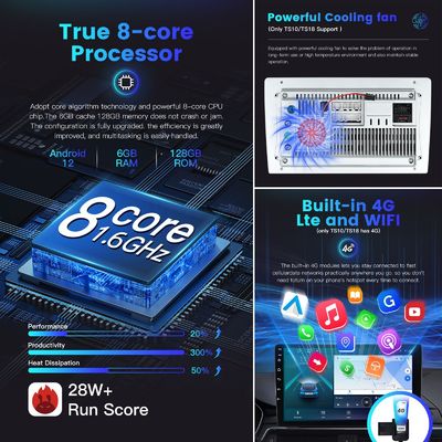 Universal 9 Zoll 10 Zoll Carplay Radio Bildschirm Octa Core DSP QLED mit 8G128G Android Car Multimedia