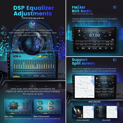 Universal 9 Zoll 10 Zoll Carplay Radio Bildschirm Octa Core DSP QLED mit 8G128G Android Car Multimedia