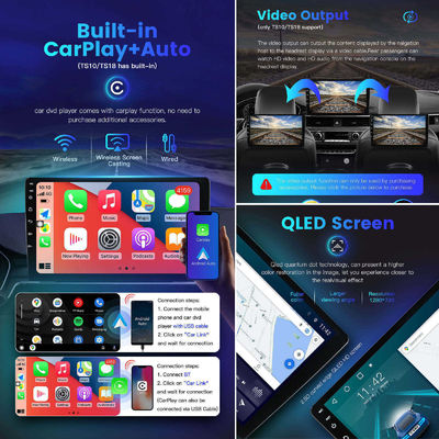 Universal 9 Zoll 10 Zoll Carplay Radio Bildschirm Octa Core DSP QLED mit 8G128G Android Car Multimedia