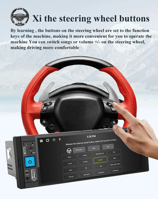 Car Radio Wireless Carplay 1Din MP5-Player mit FM/AM/RDS Multimedia und Bluetooth