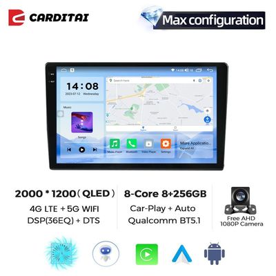 Carplay GPS Navigation 2 Din Android 11 für BMW 3 E90 E91 E92 E93 2005 2012