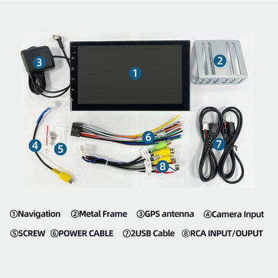 7 Zoll Universal Touchscreen Android Auto Radio GPS-Navigation für Auto-Unterhaltung