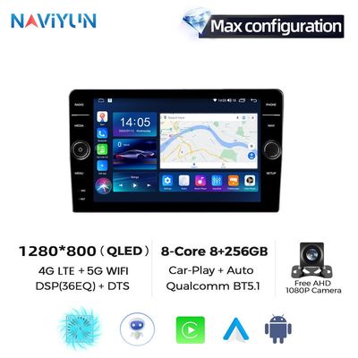 9 Zoll Car Play BT FM Touchscreen Car Video Player Universal Double Din Android 2Din