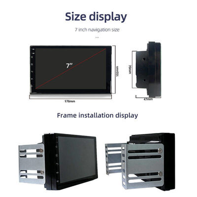 7"-Touchscreen-Auto-Radio Android 11 Double Din-Auto-Stereo mit Bluetooth-Spiegelverbindung