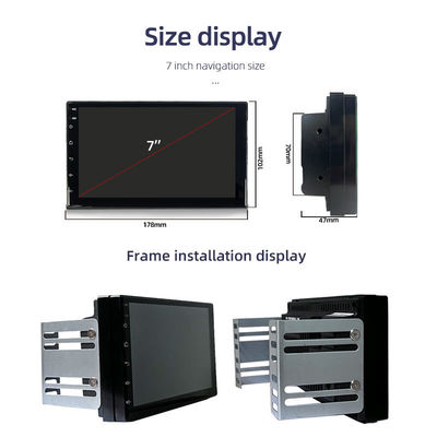 1 16GB Touchscreen Car Media Player mit eingebauter drahtloser CarPlay und AUX-Port