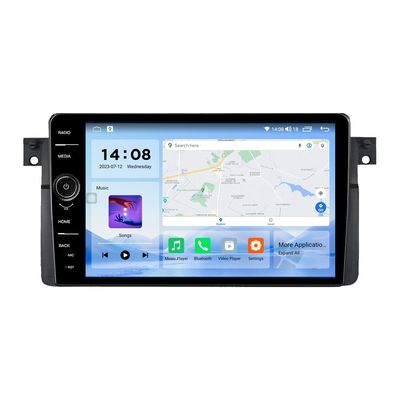 Dashboard Platzierung 8core Android 12.0 Octa Core 1 Din Car Stereo Audio Radio Player für BMW E39 M5