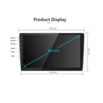 Android 9/10 Zoll Auto-Touchscreen GPS Stereo Radio-Navigationssystem für Autogeräte