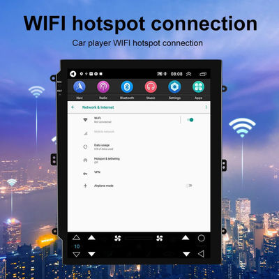 Android 10.1 GPS Navigation 2 32G Car Radio 9.7'' 2 DIN mit eingebauter drahtloser CarPlay