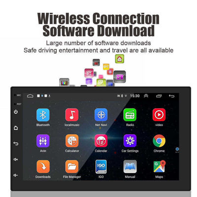 OLED-Bildschirm Typ 7 Zoll 1 Din 2 Din Android-Auto-Radio mit Universal-GPS-WLAN-Rückkamera