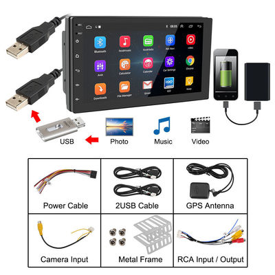 2 DIN Auto Radio Android 11.0 GPS Navi für Apple Carplay Android Auto Andere Kombination