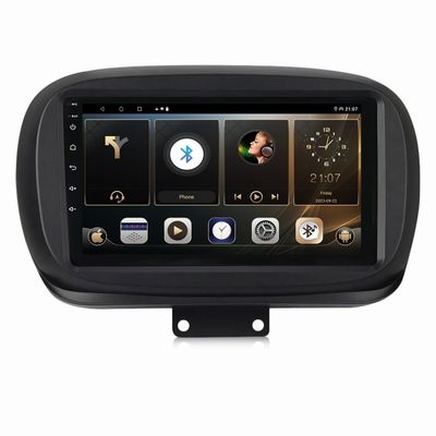 FIAT 500 2007-2015 2 Din Auto-Stereo-Audio-Player mit AHD 1080P-Kamera und 4-Core-CPU