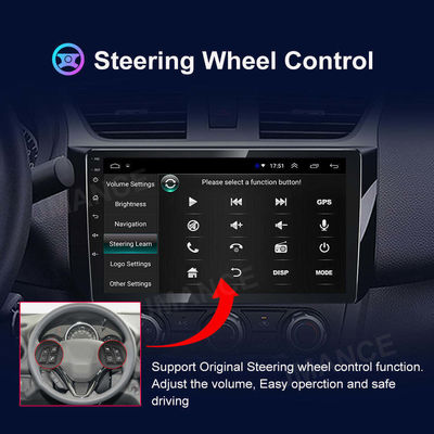 Anbringung auf dem Armaturenbrett Universal 10 Zoll Auto Stereo mit Android 10.0 OS HDTouch-Bildschirm und Bluetooth