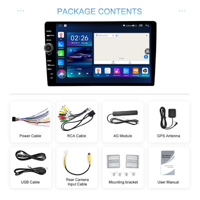 1280*800 Auflösung 9 Zoll Auto MP5-Player mit Touchscreen und USB-Spiegelverbindung Funktion