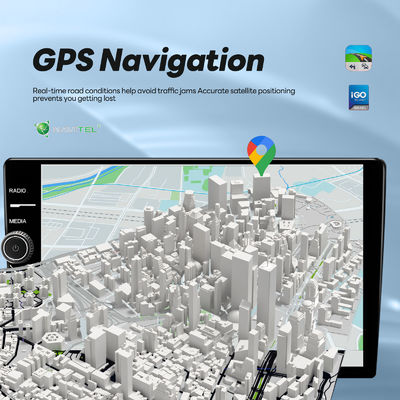10.1" 4G WLAN 2din Multimedia Video Player Navigation GPS-Hauptgerät Für SKODA Octavia 2 A5 2007-2014