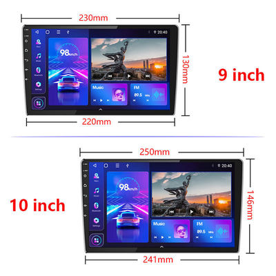 10 Zoll Touchscreen Universal Car Radio mit mehreren Sprachen und 2 Din Built-in Design