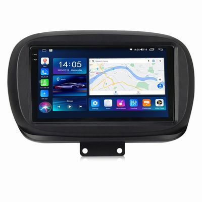 FIAT 500 2007-2015 Auto-Stereo-Audio-Player mit 2DIN-Eingebunden und Apple Carplay
