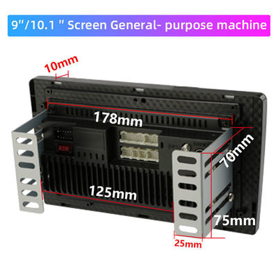 10 Zoll Touchscreen Universal Car Radio mit mehreren Sprachen und 2 Din Built-in Design