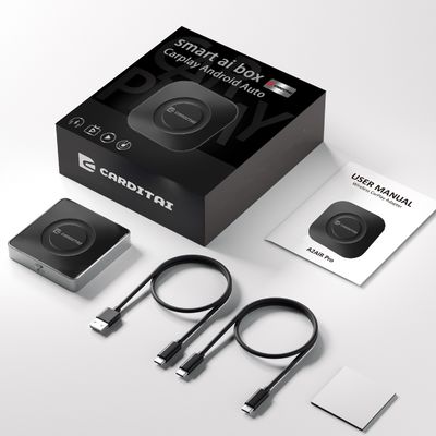 5V±0.2V 1.0A Leistungsaufnahme Carplay AI Box 8GB 128GB Eingebaute GPS Wifi Wireless Streaming Box