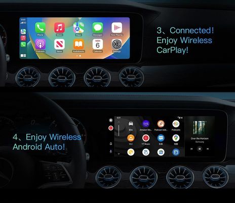 5V±0.2V 1.0A Leistungsaufnahme Carplay AI Box 8GB 128GB Eingebaute GPS Wifi Wireless Streaming Box