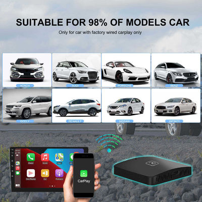5V±0.2V 1.0A Leistungsaufnahme Carplay AI Box 8GB 128GB Eingebaute GPS Wifi Wireless Streaming Box
