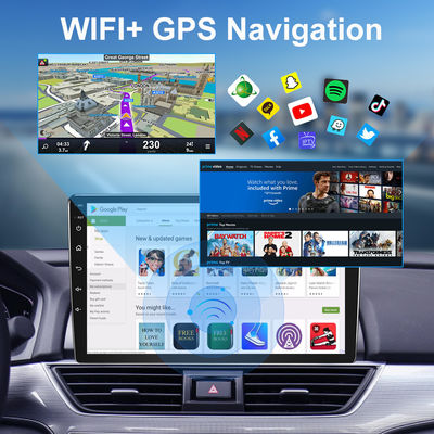 Universal 2din Car Radio Audio Stereo mit 2G 32G Android 10.0 DSP und drehbarem Bildschirm