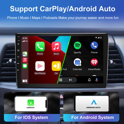 Universal 2din Car Radio Audio Stereo mit 2G 32G Android 10.0 DSP und drehbarem Bildschirm