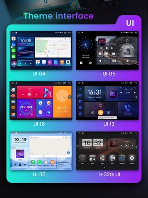 Universal eingebaut in 4G Android 12 Auto Electronics TS18 9/10 Zoll Knob Headunit Auto Radio