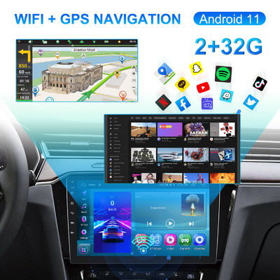 Universal Car 2 Din Android12 Carplay GPS TS7 Player mit mehrsprachiger Unterstützung