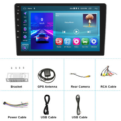 Universal Car 2 Din Android12 Carplay GPS TS7 Player mit mehrsprachiger Unterstützung