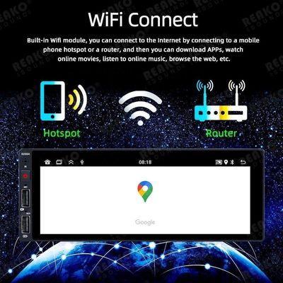 Bluetooth-Funktion 1 Din Auto-Radio-Audio-Bildschirm mit FM-Aux-Eingangsempfänger und OLED-Bildschirm