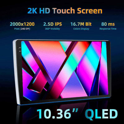 9 Zoll 2K Bildschirm 2 Din Android Auto Radio MP5 Player Autoradio Audio Auto DVD Player Navigation GPS Carplay 1 Din Stereo