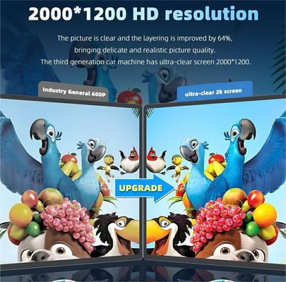 10.1" Metal Body 2 32 GB Android Car Media Player mit 2K Auflösung und GPS-Navigation