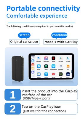 Aktualisieren Sie Ihr Auto auf drahtlose CarPlay mit Universal Plug and Play Android 12 Media Box