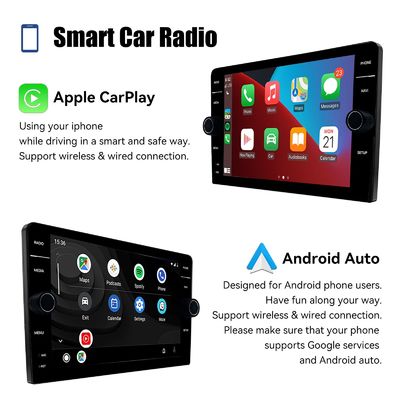 8 Zoll 2din Android 13 Car Stereo mit QELD-Bildschirm GPS WLAN und Kamera Full-fit Design