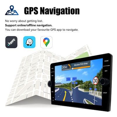 8 Zoll 2din Android 13 Car Stereo mit QELD-Bildschirm GPS WLAN und Kamera Full-fit Design