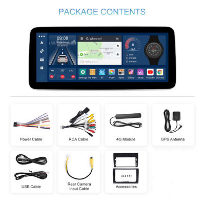12.3-Zoll-Android-Auto-Radio-Stereo mit drahtlosem CarPlay und Steuerung