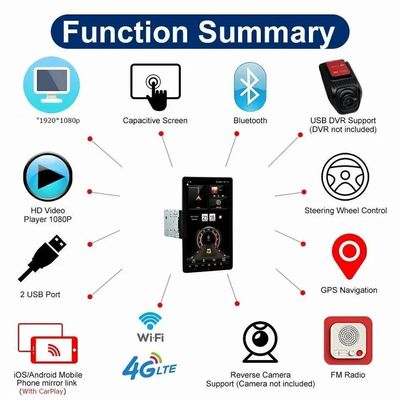 Universal 2DIN Stereo Radio GPS Car Multimedia Video Player für Android 7 9 10 Zoll