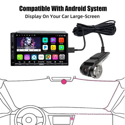 USB Car Dash Cam HD 1080P 170° Weitwinkel-Recorder Front ADAS Android DVR Nachtversion