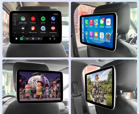 PORTABLE Android12.0 Kopfstützmonitor 2 32G WIFI/Bluetooth/USB/SD/HDMI/FM/Mirror Link Videoplayer